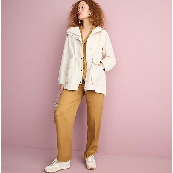 J.Crew Perfect Lightweight Jacket Soft Champagne Light Blush Pink Size S - Picture 4 of 15